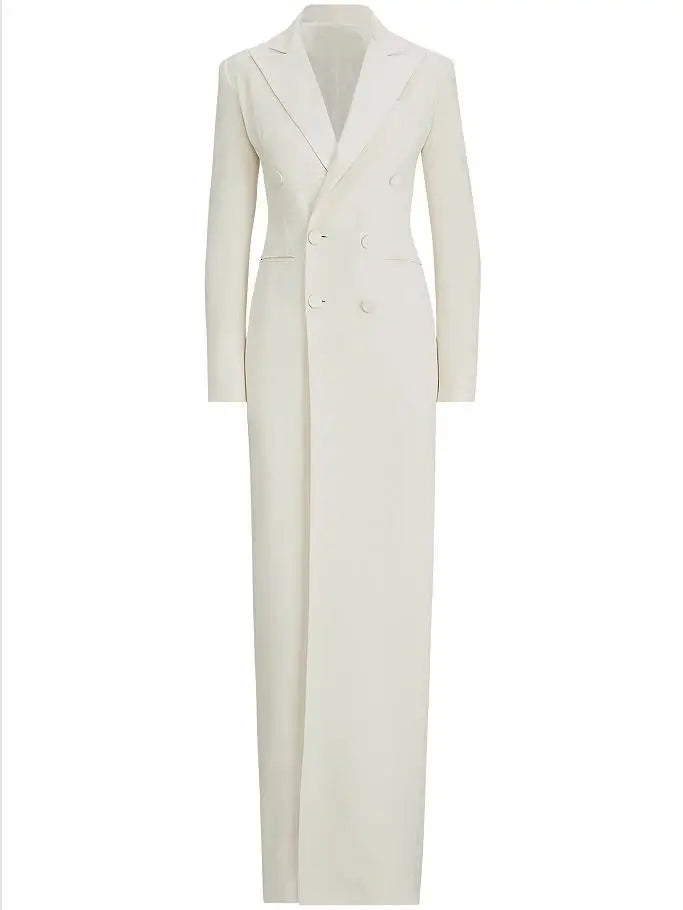 Vestido super elegante com mangas longas