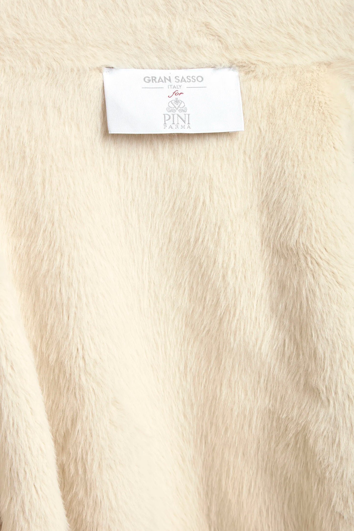 Off-white ribbed cashmere bomber with fur - Made in Italy