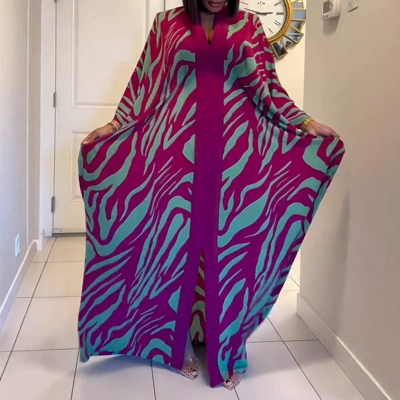 Ramadan muçulmano moda nova férias praia capa cardigan 3d impressão digital casual oriente médio dubai robe roupas femininas