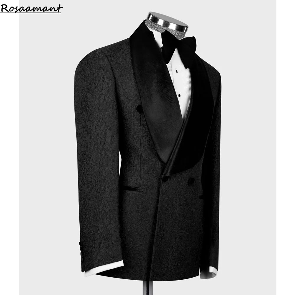 Melhores ternos para homens 2 peças fino ajuste moda masculina casamento smoking blazer jaqueta calça traje homme mariage