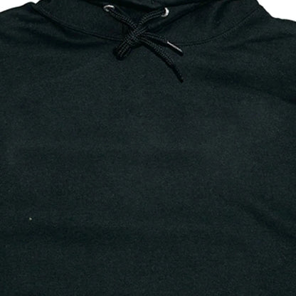 Novidade de inverno: moletons masculinos com capuz, cor sólida e estampa em relevo (puff print) — 100% algodão, secagem rápida, respiráveis, estilo casual e personalizáveis.