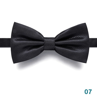 1 pçs gravatas borboleta para homens casamento gravata preta pescoço ajustável bowknot clássico borboleta cravat adulto gravata dupla presente de negócios