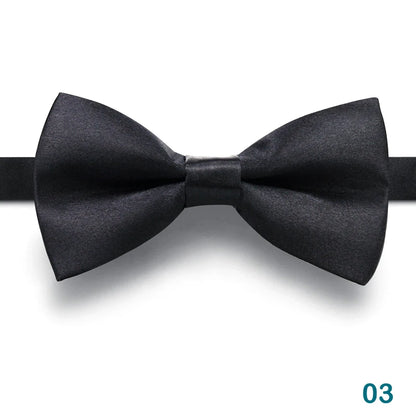 1 pçs gravatas borboleta para homens casamento gravata preta pescoço ajustável bowknot clássico borboleta cravat adulto gravata dupla presente de negócios