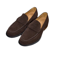 Mocassins masculinos de couro bovino genuíno de alta qualidade, elegantes, estilo náutico, pretos, clássicos, retrô, para escritório.