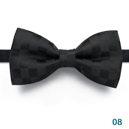 1 pçs gravatas borboleta para homens casamento gravata preta pescoço ajustável bowknot clássico borboleta cravat adulto gravata dupla presente de negócios