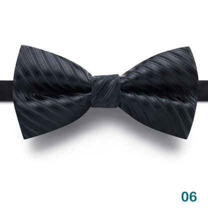 1 pçs gravatas borboleta para homens casamento gravata preta pescoço ajustável bowknot clássico borboleta cravat adulto gravata dupla presente de negócios