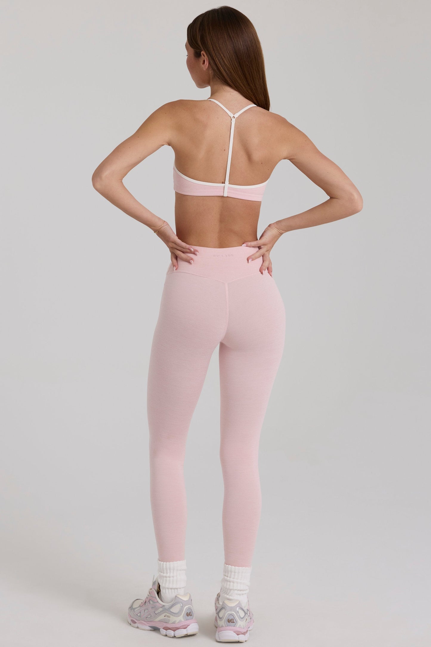 Soft Active Leggings in Blush Marl