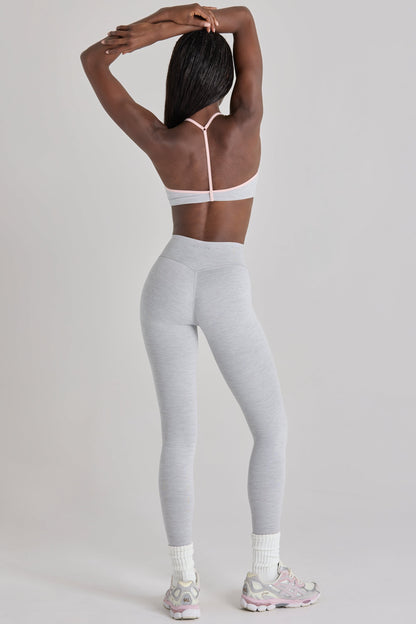 Soft Active Leggings in Grey Marl