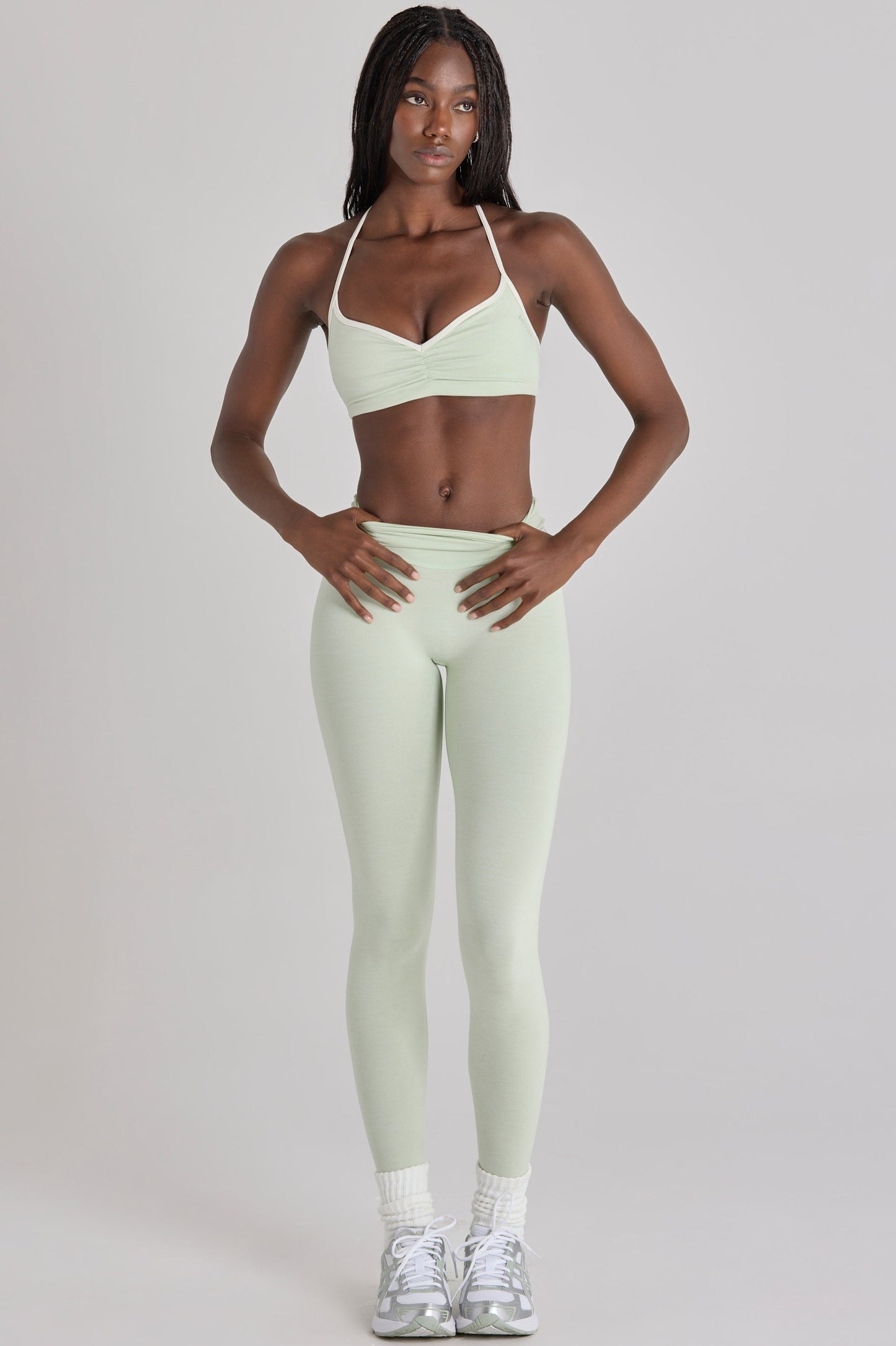 Soft Active Leggings in Sage Marl