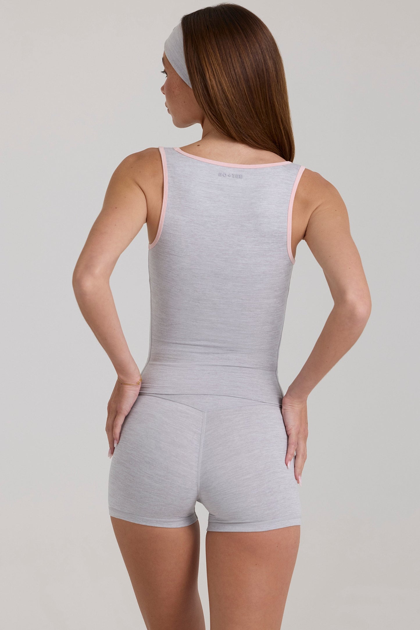 Soft Active Tank Top in Grey Marl