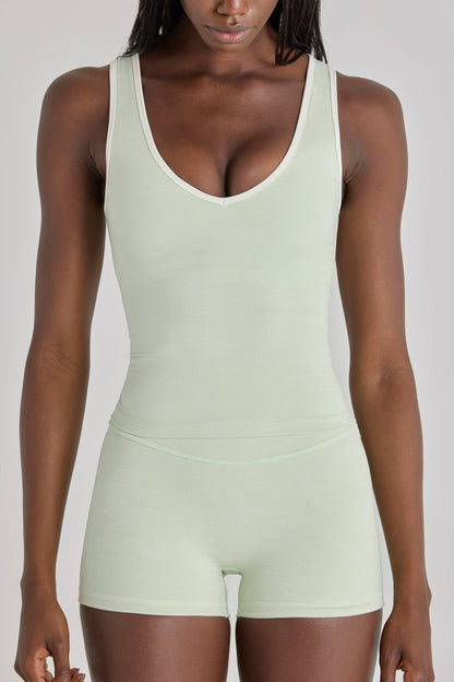 Soft Active Tank Top in Sage Marl