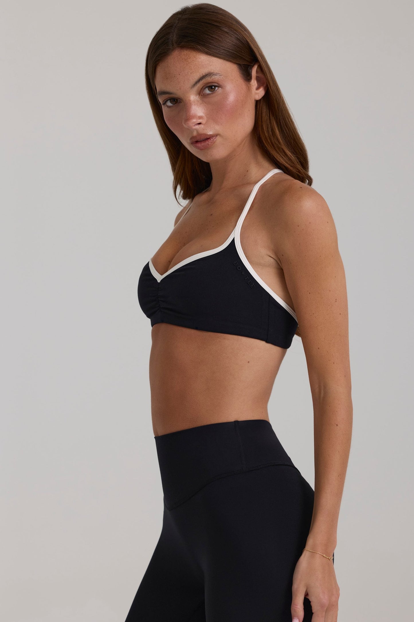 Soft Active Sports Bra in Black