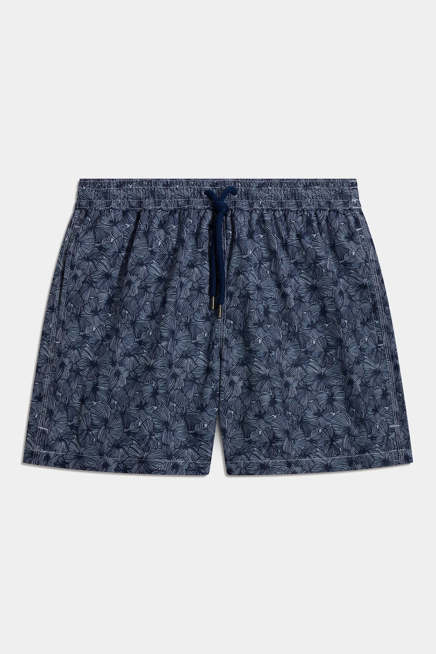 Blue flower swimshorts - Made in Italy