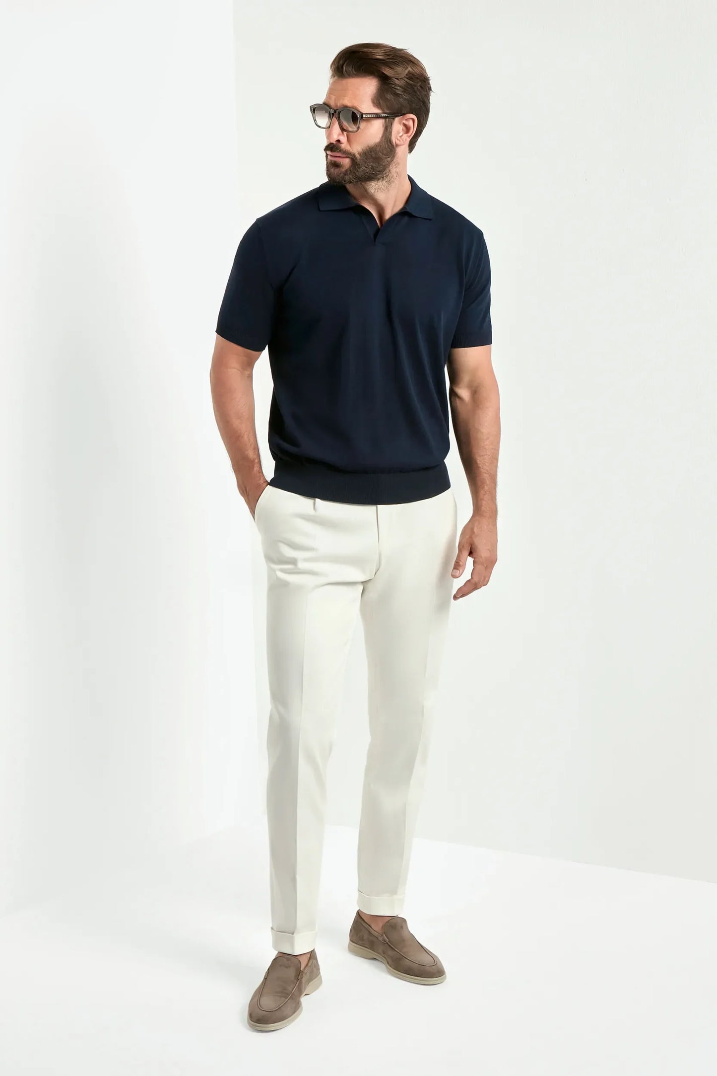 Blue polo - Made in Italy