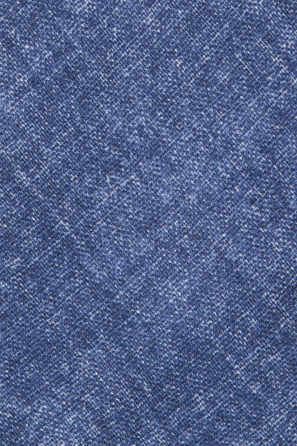 Blue printed silk tie - Made in Italy