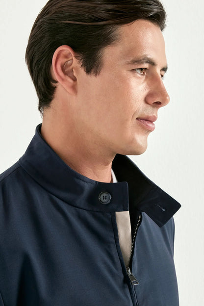 Blue short jacket - Made in Italy