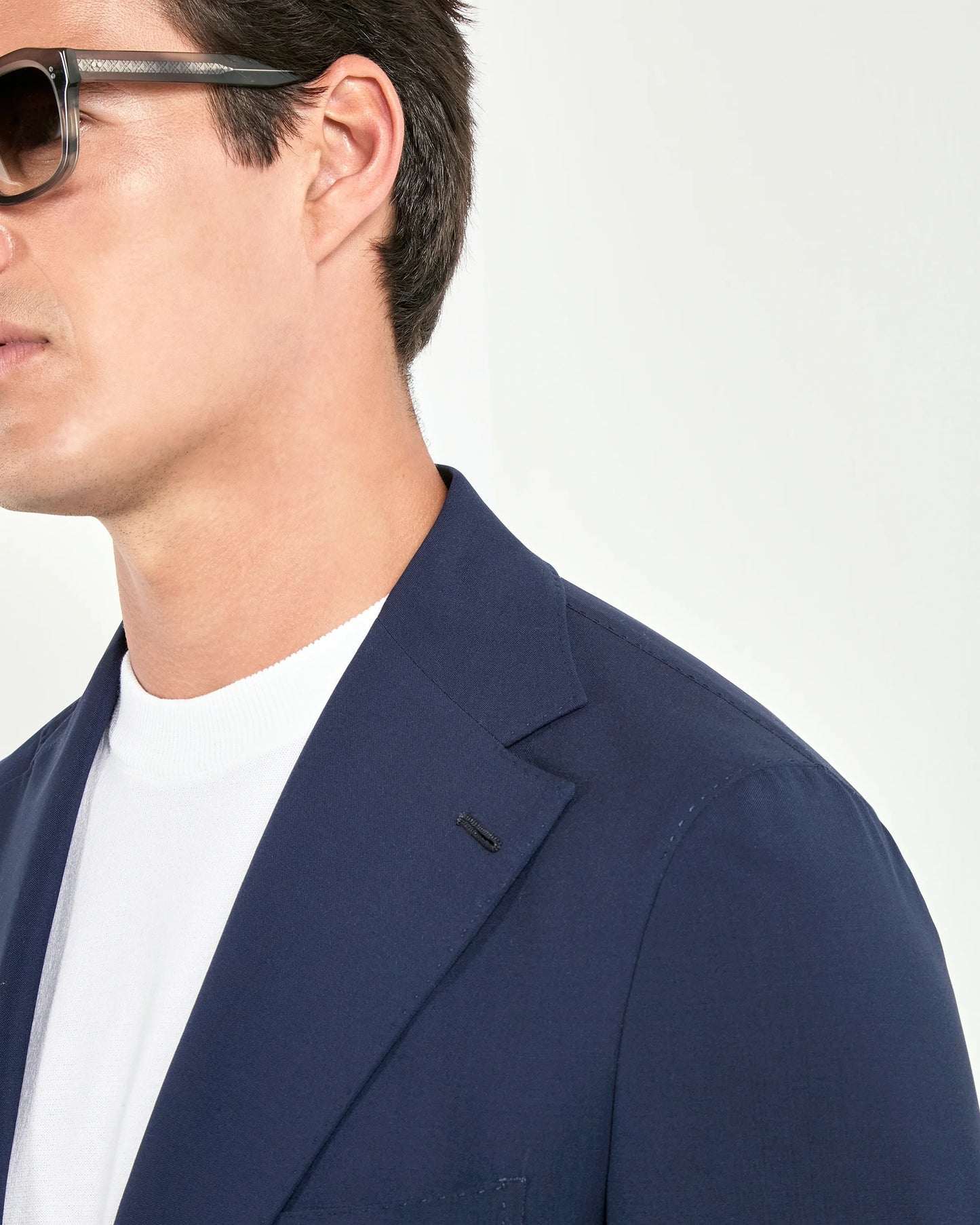 Blue travel jacket - Made in Italy