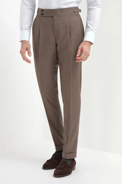 Brown Soragna trousers - Made in Italy