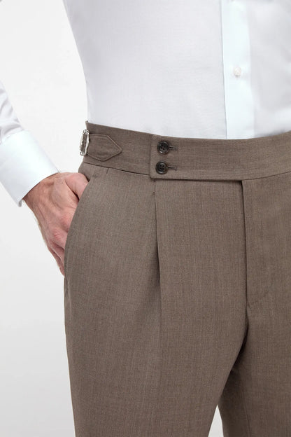 Brown Soragna trousers - Made in Italy