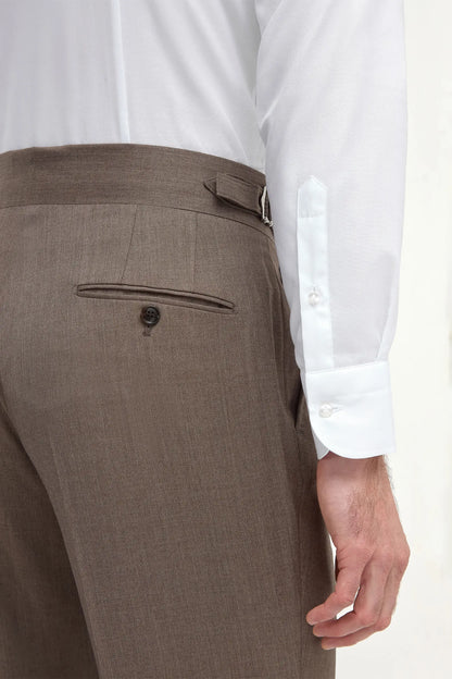 Brown Soragna trousers - Made in Italy