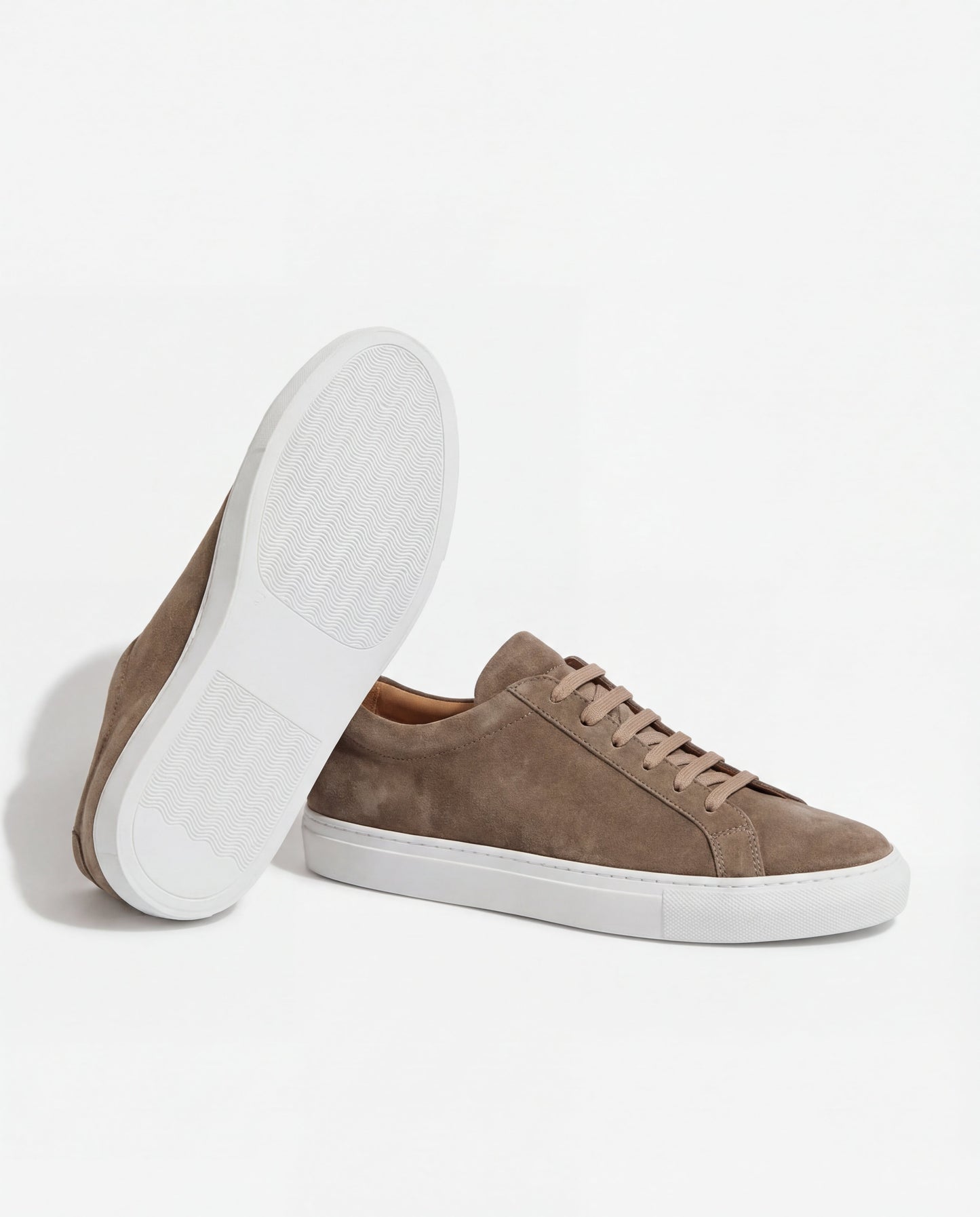 Brown suede sneakers - Made in Italy