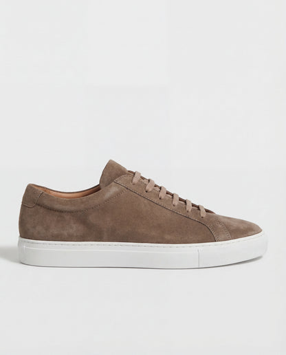 Brown suede sneakers - Made in Italy