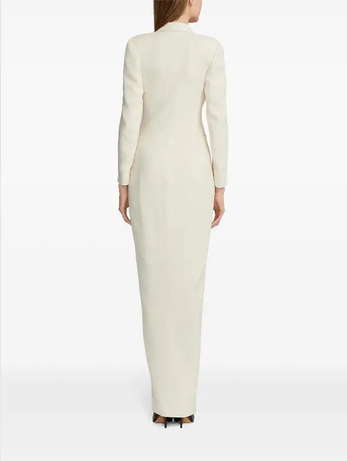 Vestido super elegante com mangas longas
