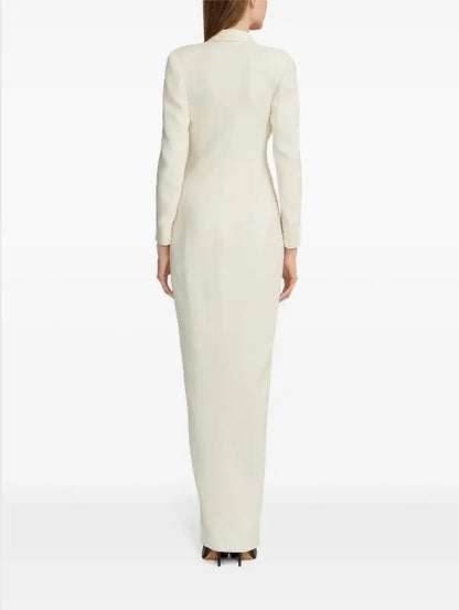 Vestido super elegante com mangas longas