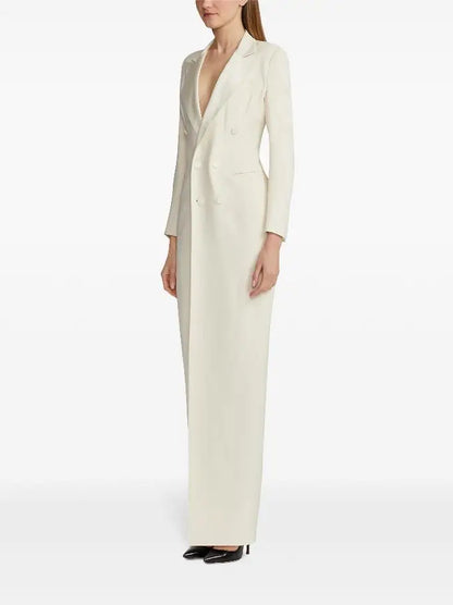 Vestido super elegante com mangas longas