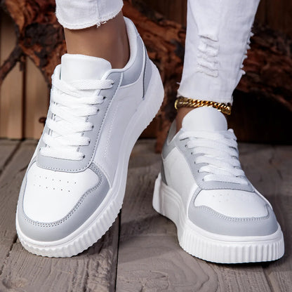 Women Shoes Man Casual Vulcanize Shoe Lace up Women's Flats Sneakers Non Slip Lightweight Comfortable Unisex Sports Outdoor Shoe