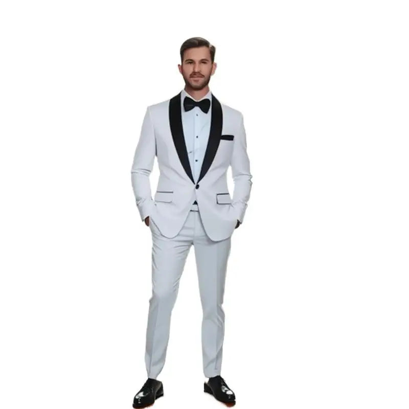 Shengqiu Aristocratic 2025 Summer Wedding Suit Groom High-end Business Casual Men's Slim-fit Three-piece
