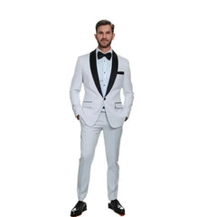 Shengqiu Aristocratic 2025 Summer Wedding Suit Groom High-end Business Casual Men's Slim-fit Three-piece
