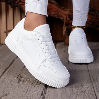Women Shoes Man Casual Vulcanize Shoe Lace up Women's Flats Sneakers Non Slip Lightweight Comfortable Unisex Sports Outdoor Shoe