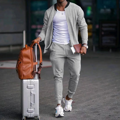 Conjunto super top para homens, duas peças