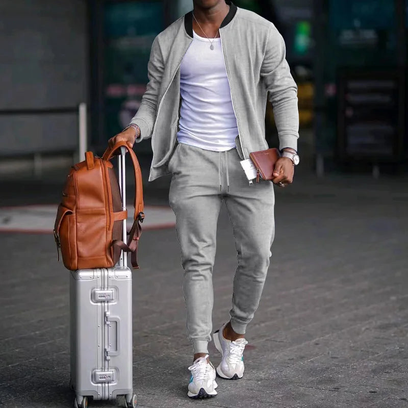 Conjunto super top para homens, duas peças