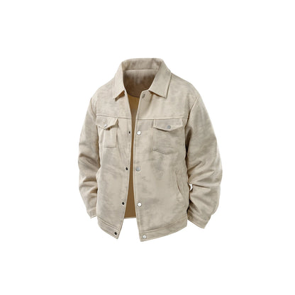 Men's Workwear Long Sleeved Shirt with Multiple Pockets, Suitable for Casual Workwear in Spring and Autumn