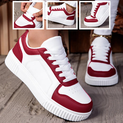 Women Shoes Man Casual Vulcanize Shoe Lace up Women's Flats Sneakers Non Slip Lightweight Comfortable Unisex Sports Outdoor Shoe