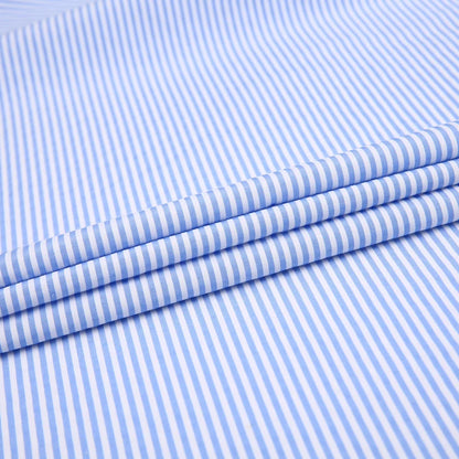Camisa masculina clássica francesa com punhos listrados, bolso único, ajuste padrão, camisas de casamento de manga comprida (abotoaduras incluídas)