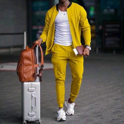 Conjunto super top para homens, duas peças