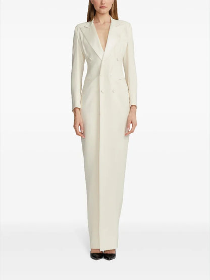 Vestido super elegante com mangas longas