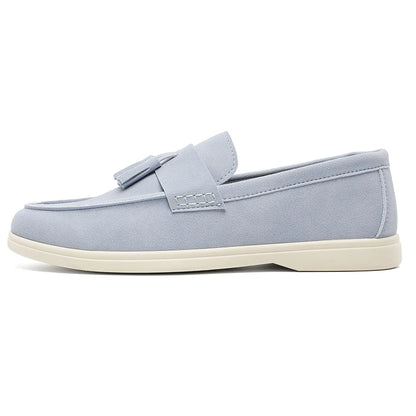 Sapatos masculinos casuais de couro de luxo para uso diário, com alta demanda no atacado.