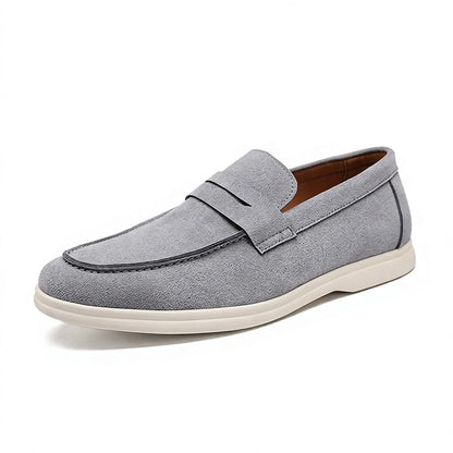 Mocassins casuais de luxo da moda para homens, estilo personalizado para caminhada, respiráveis, sem fecho, para todas as estações