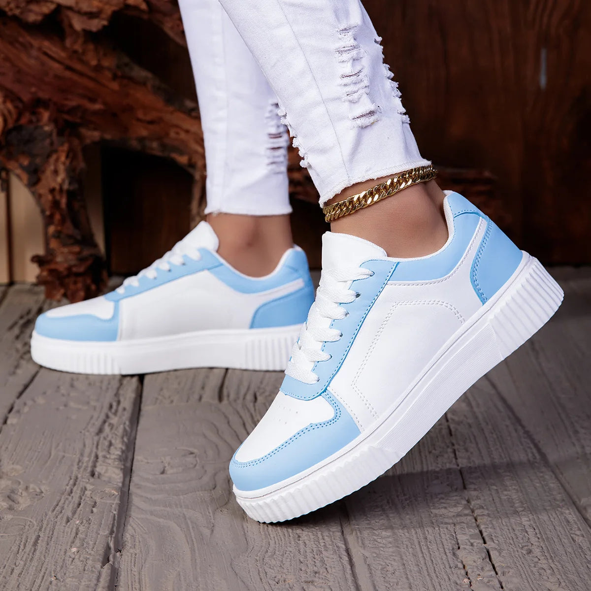 Women Shoes Man Casual Vulcanize Shoe Lace up Women's Flats Sneakers Non Slip Lightweight Comfortable Unisex Sports Outdoor Shoe