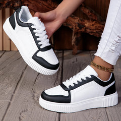 Women Shoes Man Casual Vulcanize Shoe Lace up Women's Flats Sneakers Non Slip Lightweight Comfortable Unisex Sports Outdoor Shoe