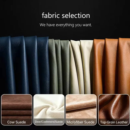 Mocassins masculinos de couro feitos à mão, calçados estilo business casual