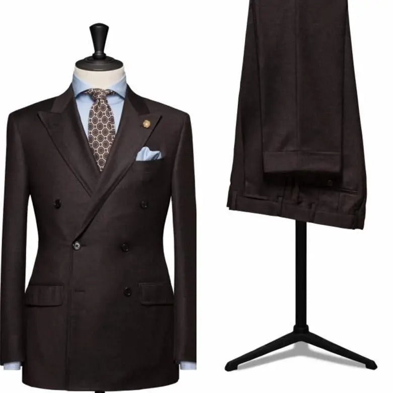 Italian Blazer Sets Luxury Beige Men Suits Classic Style 2 Pieces Business Men Office Wear Suits Sets Casual Party Tuxedos