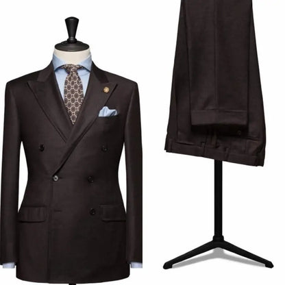 Italian Blazer Sets Luxury Beige Men Suits Classic Style 2 Pieces Business Men Office Wear Suits Sets Casual Party Tuxedos