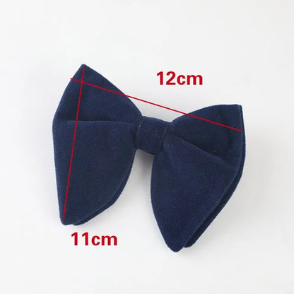 Nova chegada dos homens laços laços cor sólida gravata ajuste veludo gravata noivo/padrinhos/melhor homem/festa de casamento cravat ld1