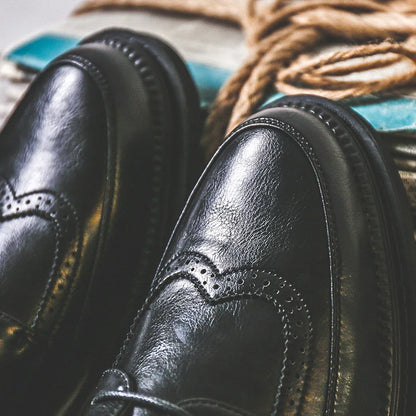 Novidade: Sapato Masculino Social de Plataforma em PU – Estilo Executivo, Antiderrapante e Formal (Ideal para Casamentos)