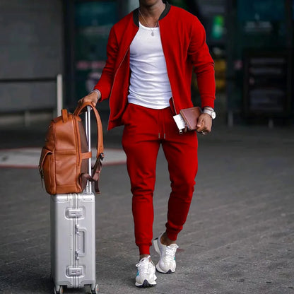 Conjunto super top para homens, duas peças